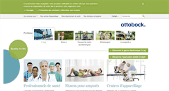 Desktop Screenshot of ottobock.fr