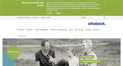 Desktop Screenshot of ottobock.pl