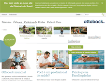 Tablet Screenshot of ottobock.com.br