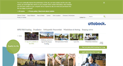 Desktop Screenshot of ottobock.co.uk