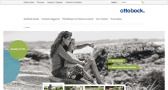 Desktop Screenshot of ottobock.in